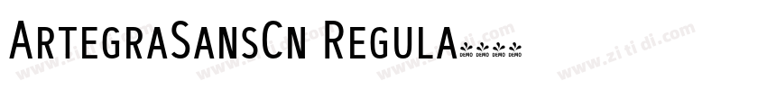 ArtegraSansCn Regula字体转换
